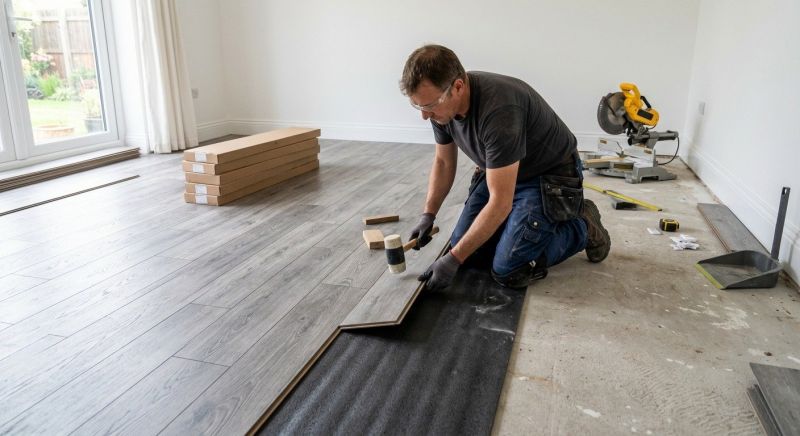 Laminate Floor Remodeling in Arlington, VA