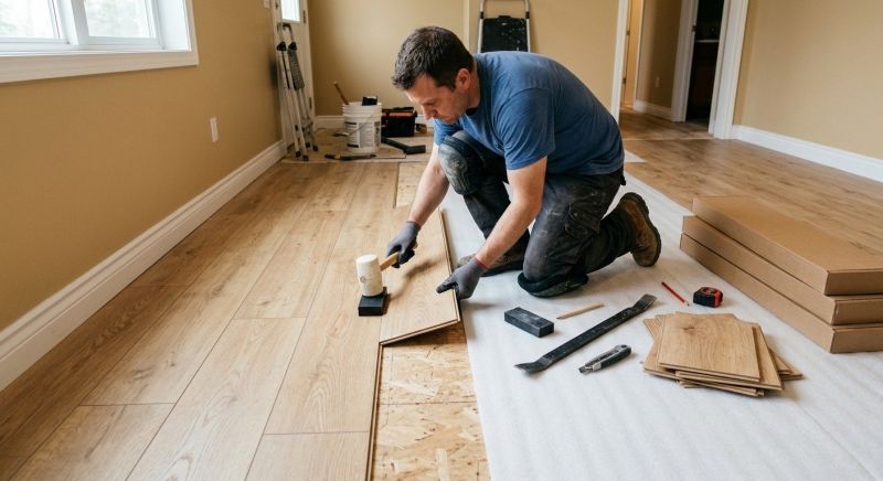 Laminate Floor Remodeling in Arlington, VA