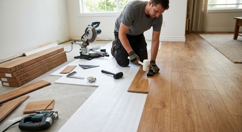 Laminate Floor Remodeling in Arlington, VA