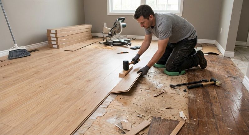 Laminate Floor Replacement in Potomac, MD