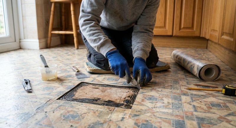 Linoleum Floor Installation in Montgomery County, MD