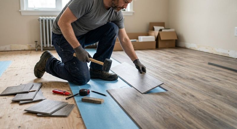 Linoleum Flooring Replacement in Arlington, VA