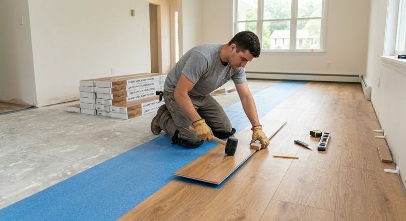 Luxury Vinyl Tile Installation in Charles County, MD