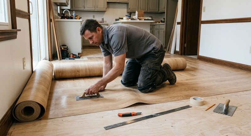 Sheet Flooring Installation in Triangle, VA