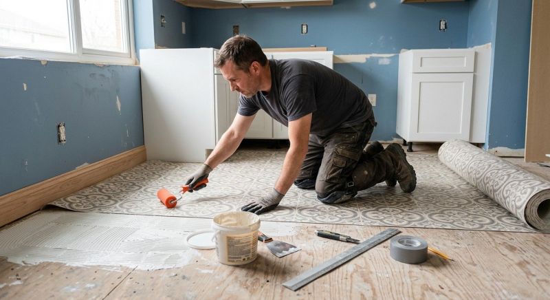 Sheet Linoleum Installation in Sterling, VA