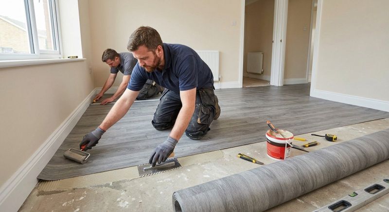 Sheet Vinyl Installation in Oxon Hill, MD