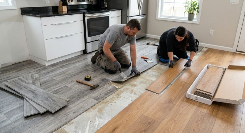 Vinyl Floor Replacement in Arlington, VA
