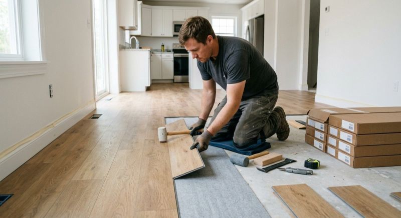 Vinyl Plank Floor Installation in Arlington, VA